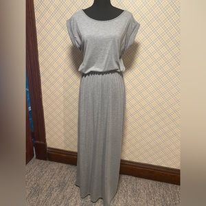 Krisp Grey Maxi Dress